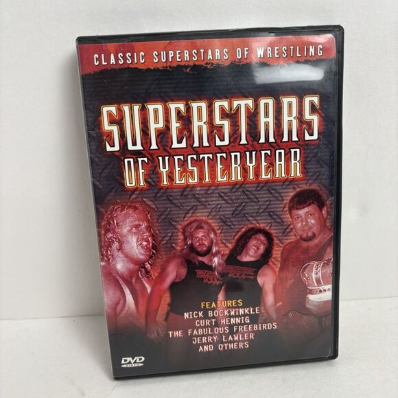 Superstars of Yesteryear DVD 2003 Classic Wrestling Featuring Jerry Lawler - Picture 1 of 4